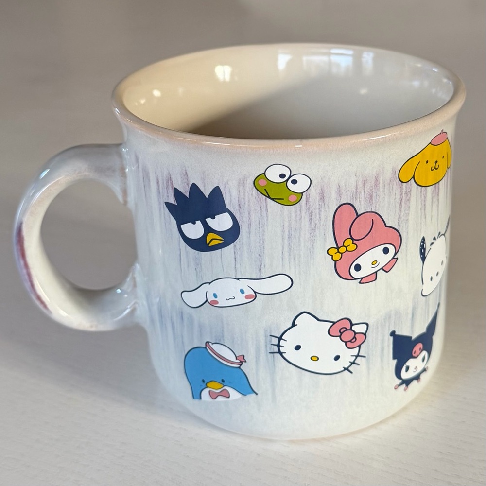 Hello Kitty and Friends Large Sanrio, Glazed Ceramic Coffee Mug Cup 20oz